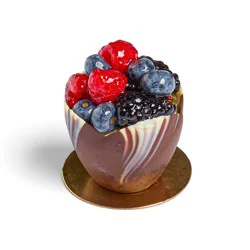 H-E-B Bakery Triple Berry Chocolate Tulip Cup Pastry