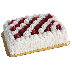 H-E-B Bakery Fresh Strawberry White Cake