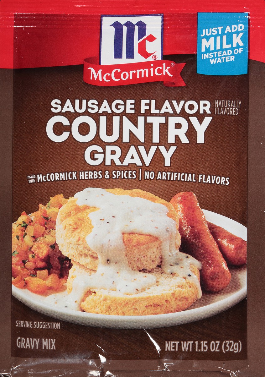 slide 4 of 6, McCormick Country Gravy Mix - Sausage, 1.15 oz