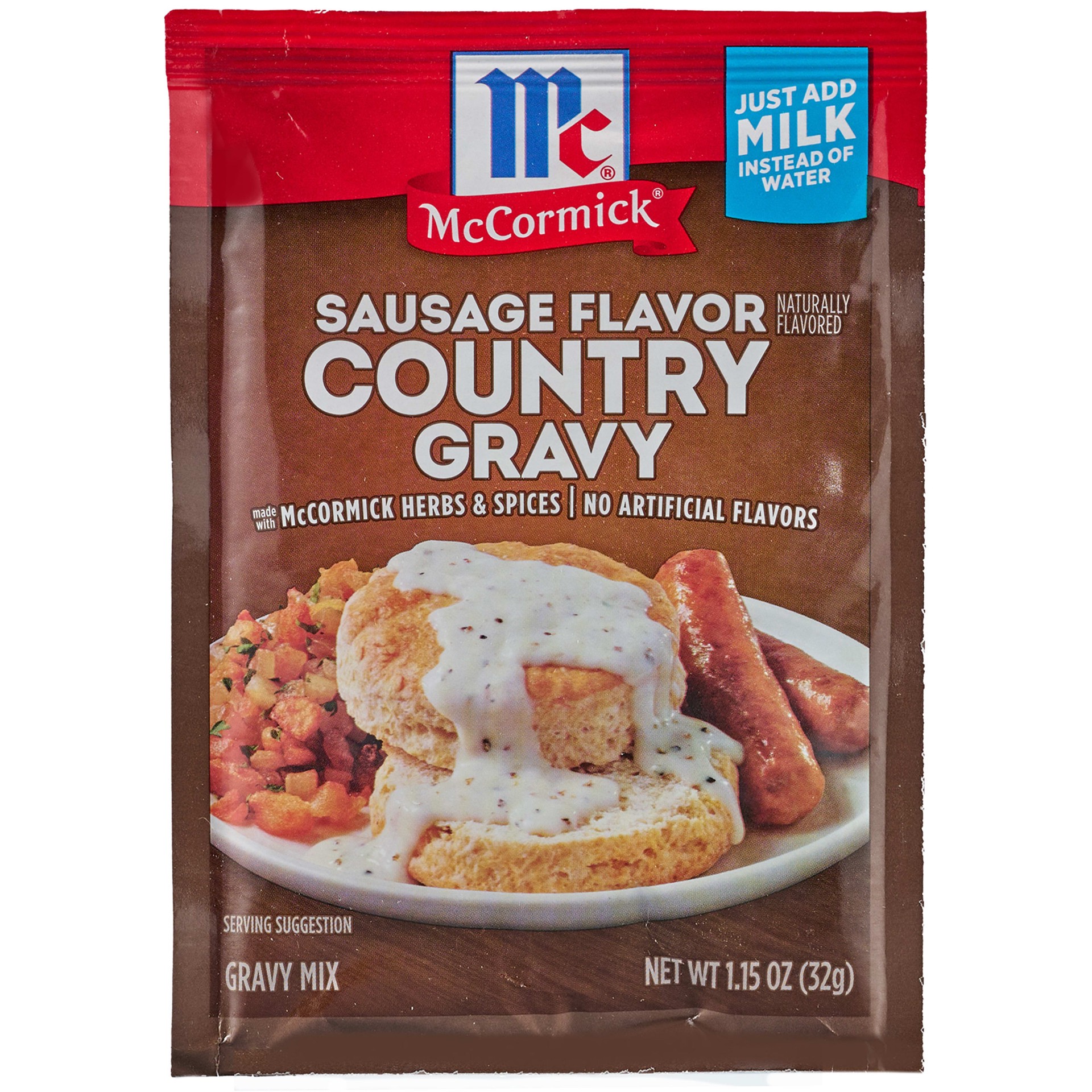 slide 1 of 6, McCormick Country Gravy Mix - Sausage, 1.15 oz