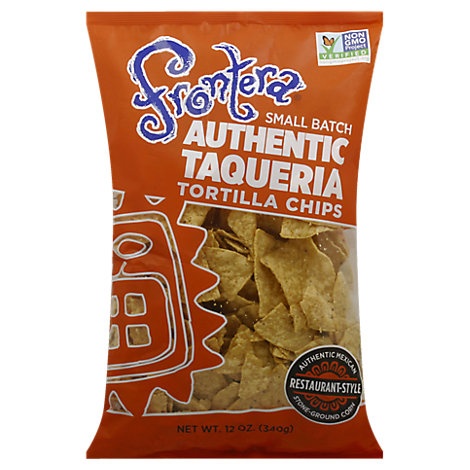 slide 1 of 1, Frontera Tortilla Chips Authentic Taqueria, 12 oz