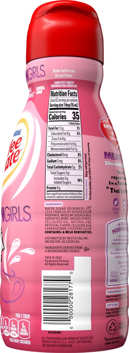 slide 3 of 13, Coffee mate Nestle Coffee Mate Liquid Creamer Mean Girls 32floz Bottle, 32 fl oz
