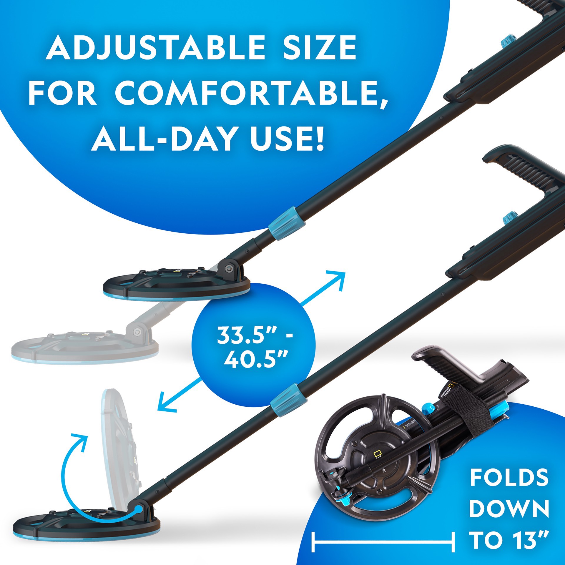 slide 5 of 5, National Geographic Metal Detector Starter Kit, 7.4 in