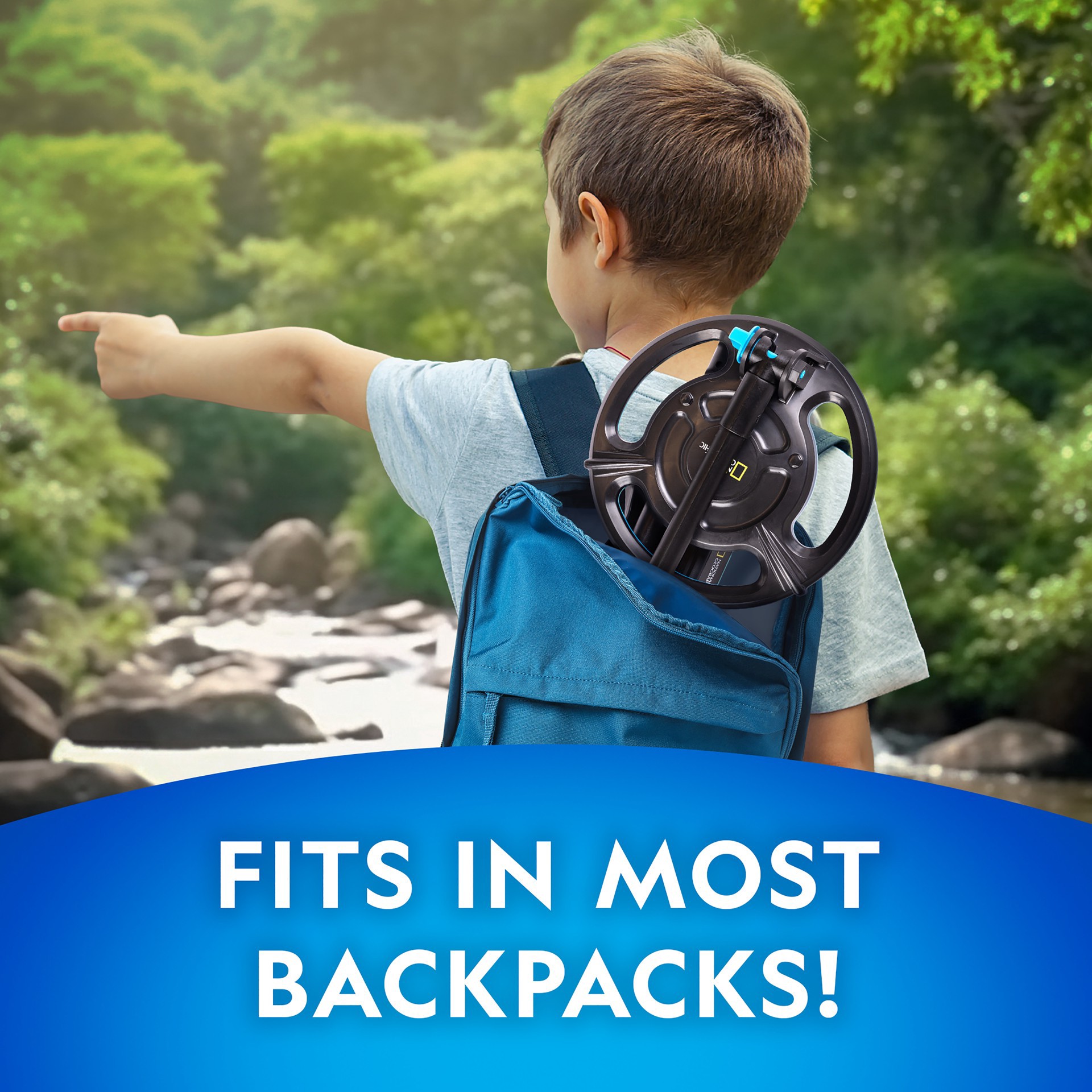 slide 4 of 5, National Geographic Metal Detector Starter Kit, 7.4 in