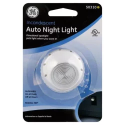 GE Incandescent Auto Night Light