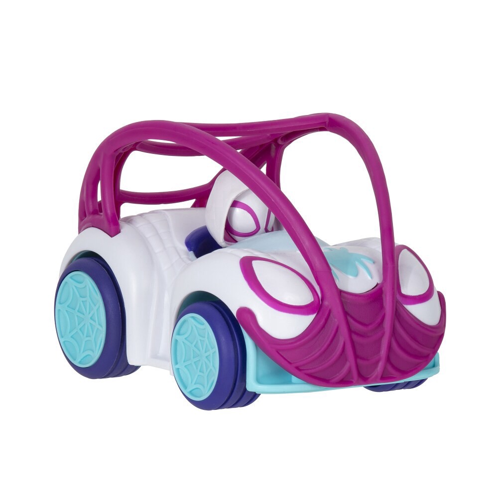 slide 1 of 1, Spidey Feature Vehicle Power Rollers - Ghost Spider, 1 ct