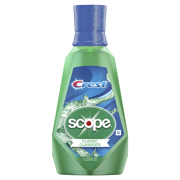 slide 1 of 1, Crest Scope Classic Mouthwash, Original Formula, 1 liter