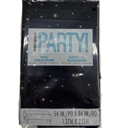 Meijer Foil Tbl Cvr Confetti 54in X 84in