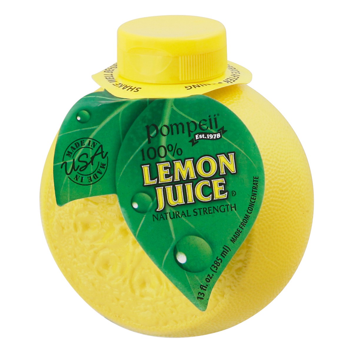 slide 6 of 9, Pompeii 100% Lemon Juice - 13 fl oz, 13 fl oz