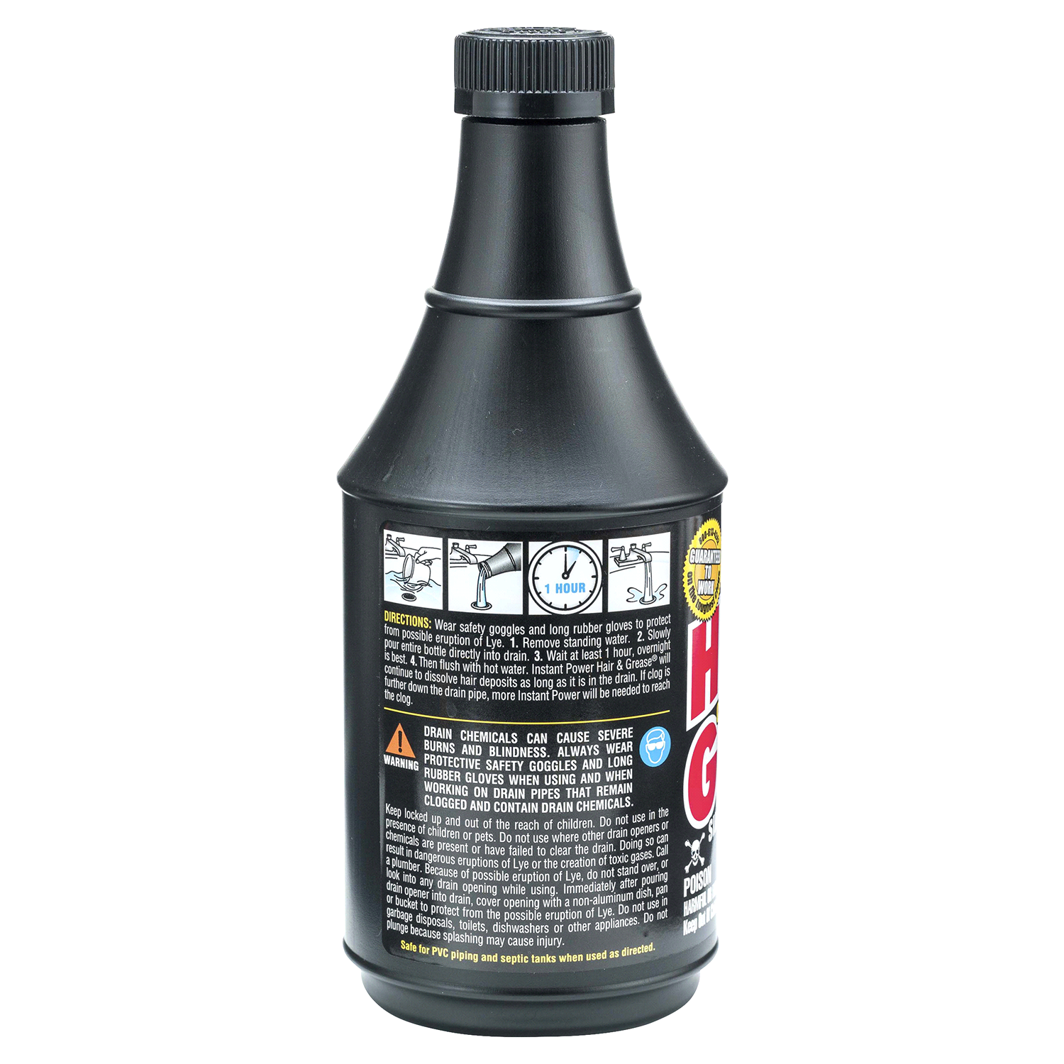 slide 2 of 3, Instant Power Hair & Grease Drain Opener, 20 oz