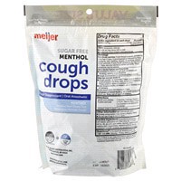 slide 3 of 5, Meijer Sugar Free Menthol Eucalyptus Cough Drops, 150 ct