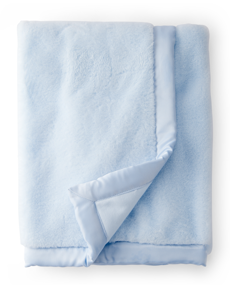 slide 1 of 1, Carter's Carters Baby Plush Blanket - Blue Blue OSZ, 1 ct