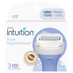 Schick Intuition Pure Nourishment Women's Razor Refill Blades