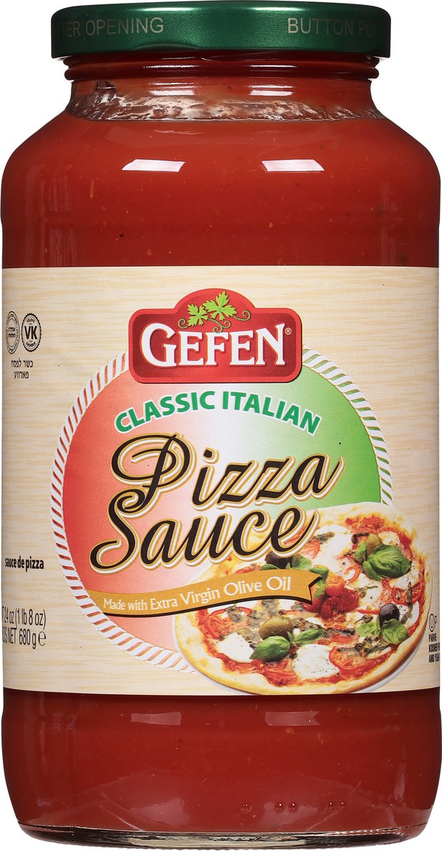 slide 6 of 9, Gefen Classic Italian Pizza Sauce, 25 oz