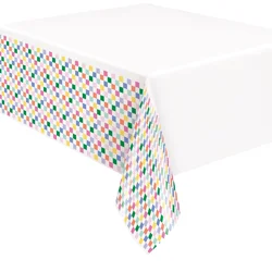 Meijer Foil Tbl Cvr Squares 54in X 84in