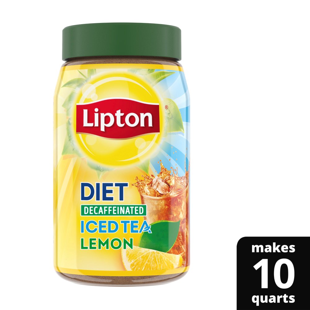 Lipton Diet Iced Tea Mix Lemon Lipton Diet Decaffeinated Lemon Powdered Iced Tea Mix 3 oz | Shipt