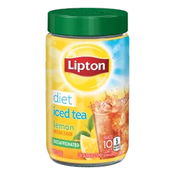 Lipton Diet Decaffeinated Lemon Powdered Iced Tea Mix