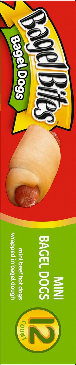 slide 10 of 14, Bagel Bites Bagel Dogs with Oscar Mayer Frozen Snacks, 12 ct Box, 12 ct