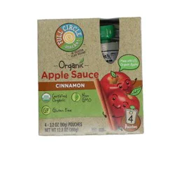 Full Circle Market Organic Cinnamon Apple Sauce 4 ea