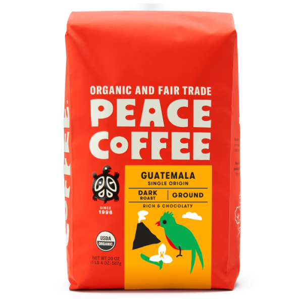 slide 1 of 1, Peace Coffee Organic Ground Guatemala - 20 oz, 20 oz