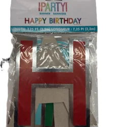 Meijer Printed Hb Banner Foil 1ct