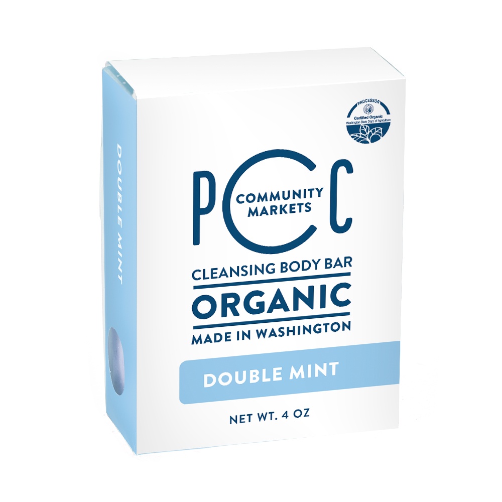 slide 1 of 1, PCC Double Mint Cleansing Body Bar, 4 oz