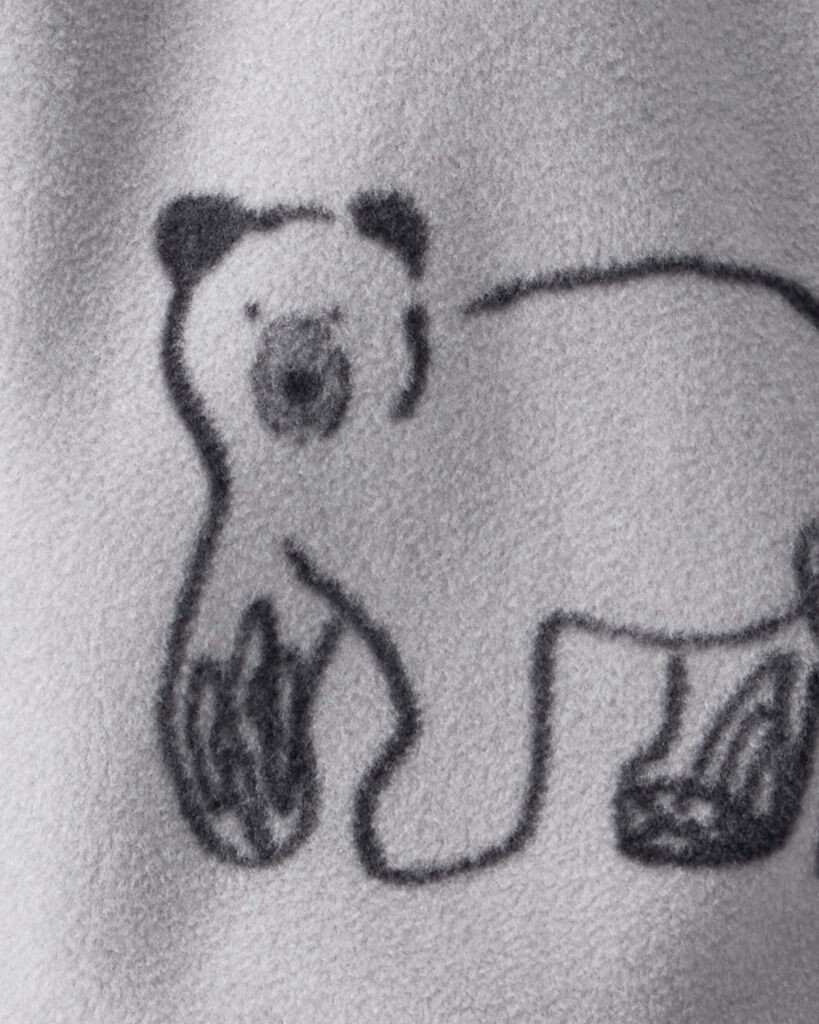 slide 3 of 3, Oshkosh Baby Boy Polar Bear Fleece Joggers - Grey Grey 12M, 1 ct