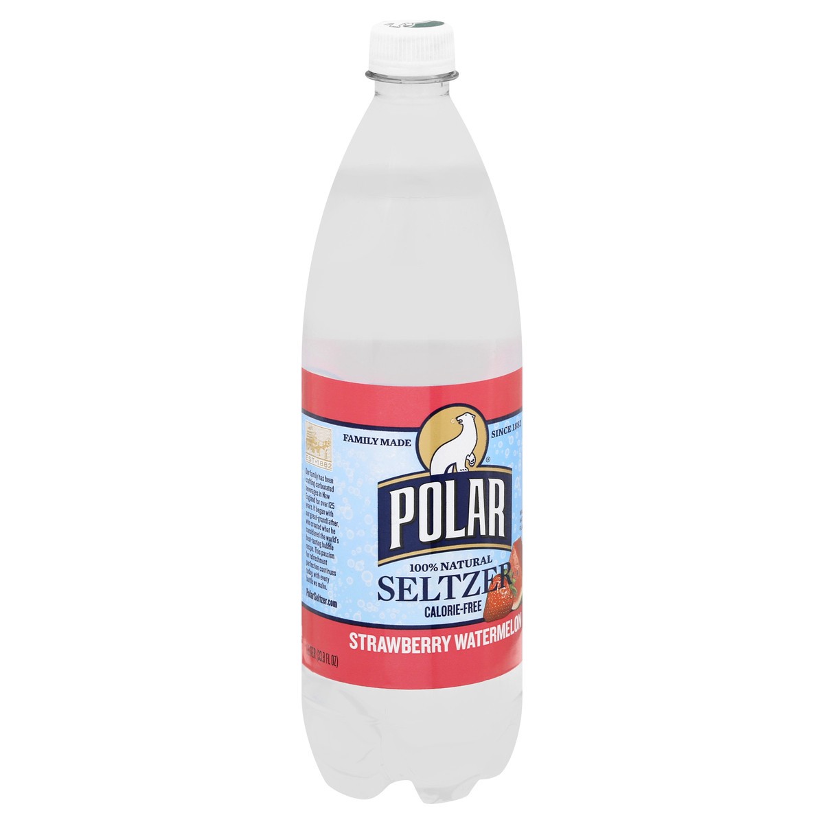 slide 11 of 13, Polar 100% Natural Strawberry Watermelon Seltzer - 1 l, 1 liter