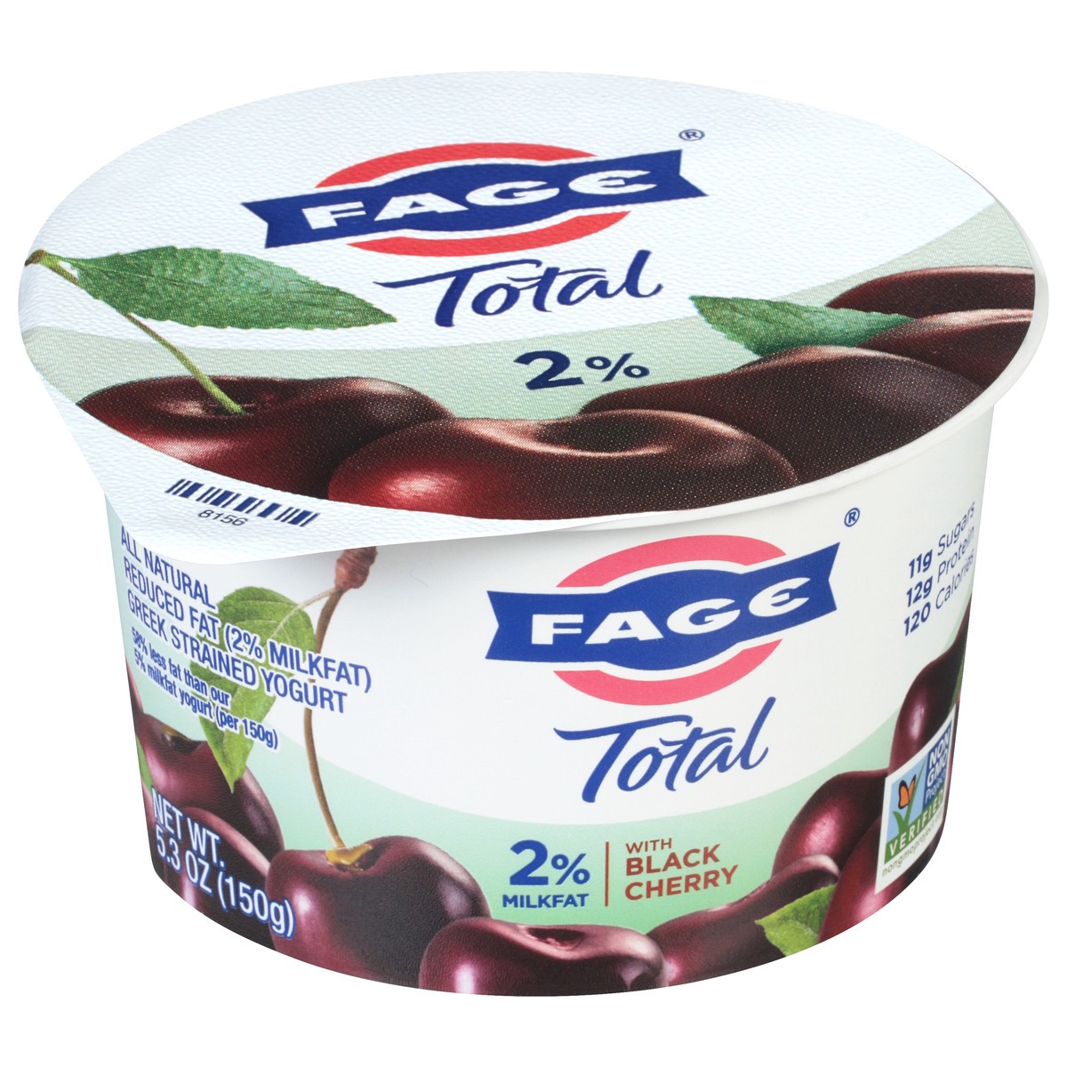 slide 2 of 9, Fage Total Strained Greek Yogurt with Black Cherry 5.3 oz, 5.3 oz