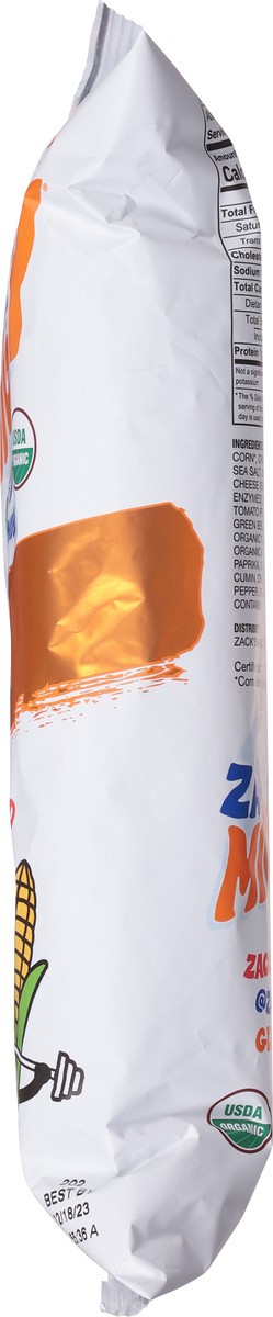 slide 8 of 13, Zack's Mighty Organic Nacho Tortilla Chips 9 oz, 9 oz