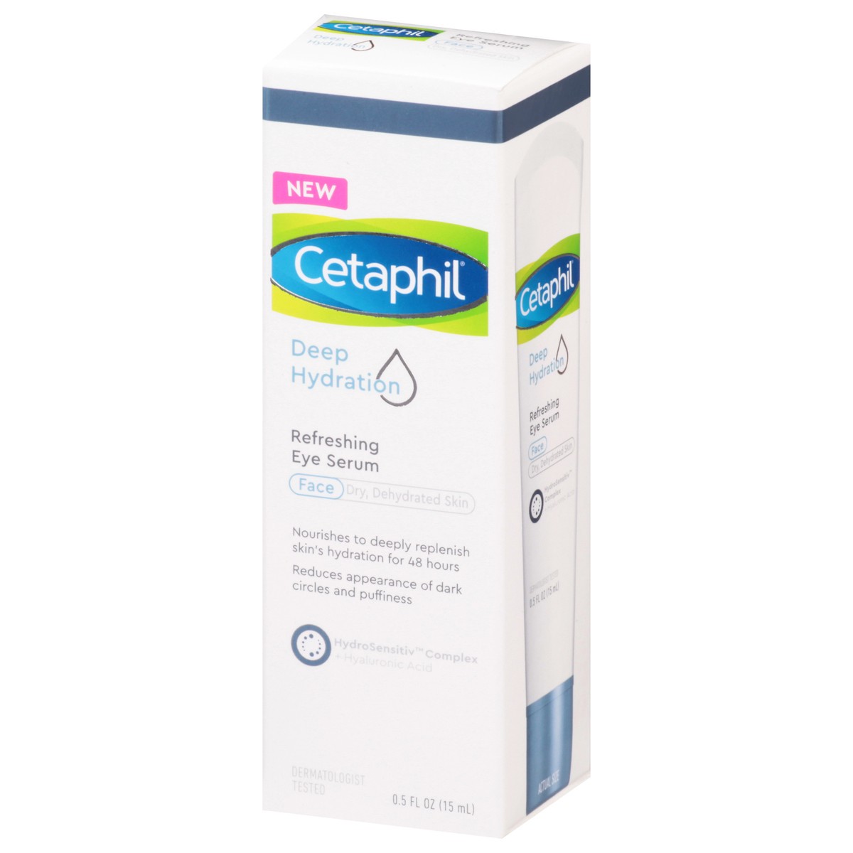 slide 5 of 9, Cetaphil Deep Hydration Refreshing Eye Serum, 0.5 fl oz, 0.5 oz