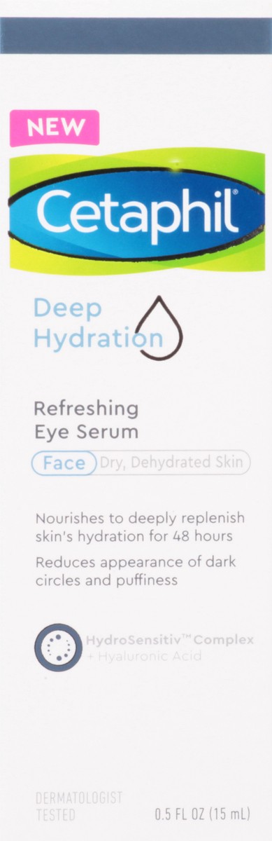 slide 4 of 9, Cetaphil Deep Hydration Refreshing Eye Serum, 0.5 fl oz, 0.5 oz