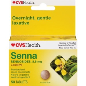slide 1 of 1, CVS Health Senna Laxative Tablets, 50 ct