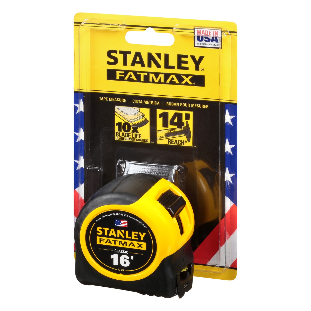 slide 5 of 11, STANLEY FatMax Classic 16 Foot Tape Measure 1 ea, 1 ct