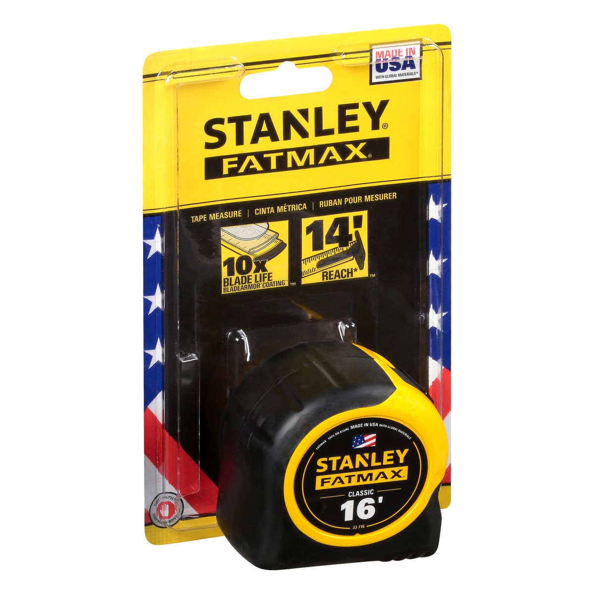 slide 7 of 11, STANLEY FatMax Classic 16 Foot Tape Measure 1 ea, 1 ct