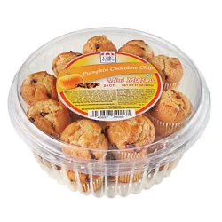 Cafe Valley Pumpkin Chocolate Chip Mini Muffins