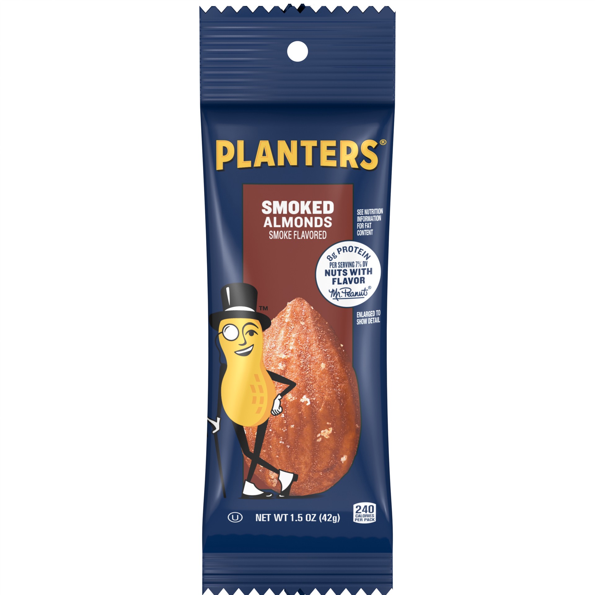 slide 1 of 7, Planters Almonds, 1.5 oz