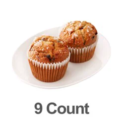 Bakery Muffins Red Velvet/pumpkin/pistachio 9 Count - Each