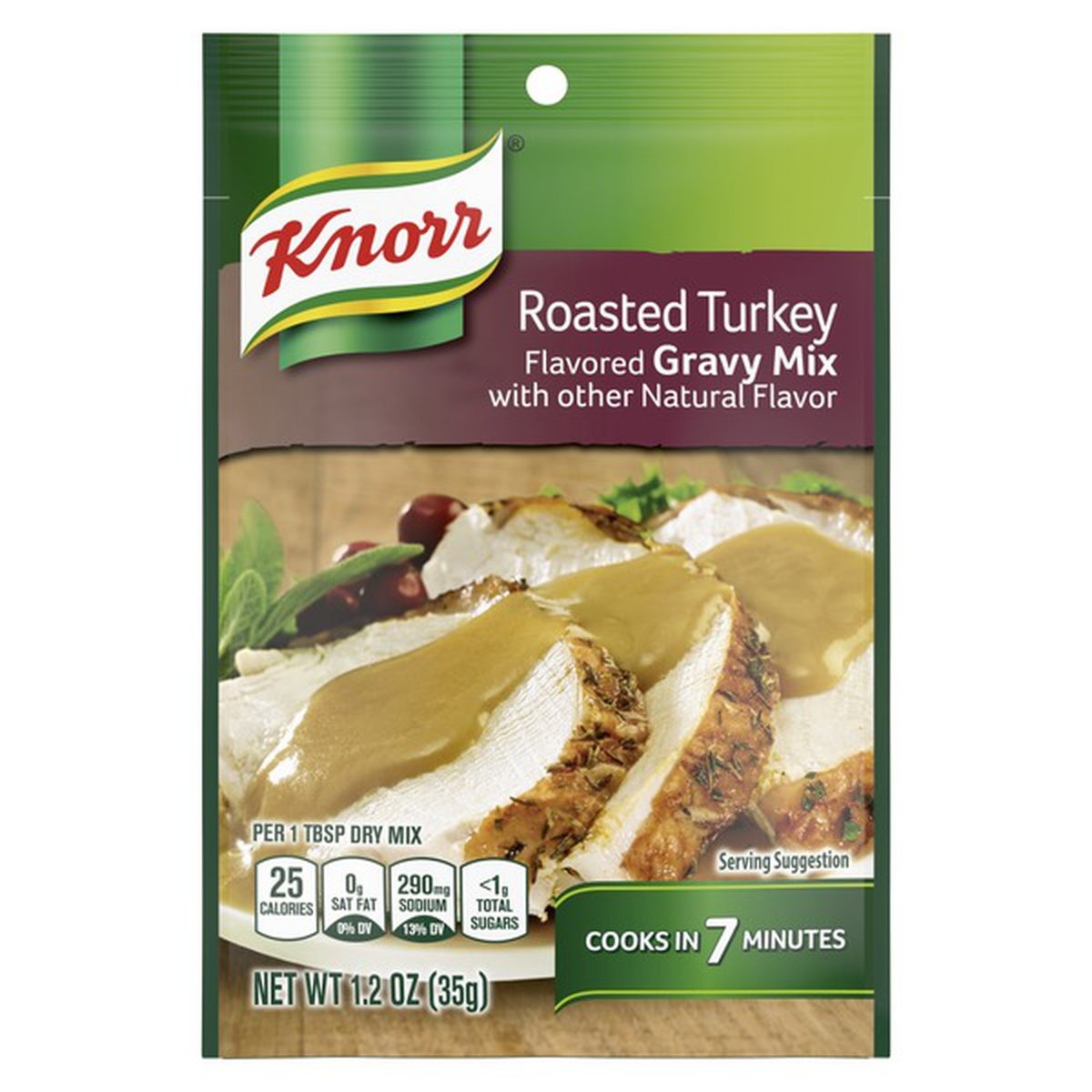 slide 1 of 1, Knorr Gravy Mix Roasted Turkey, 1.2 oz