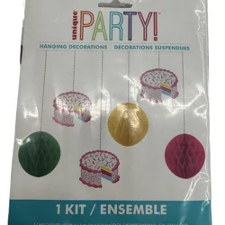 Meijer Assorted Hanging Decorations 6 Ct