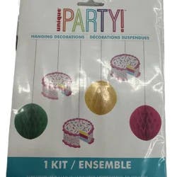 Meijer Assorted Hanging Decorations 6 Ct