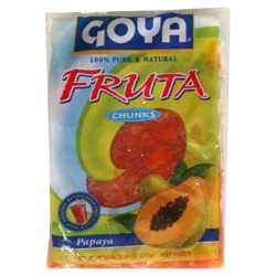 Goya No Sugar Added Papaya Pulp 14 oz