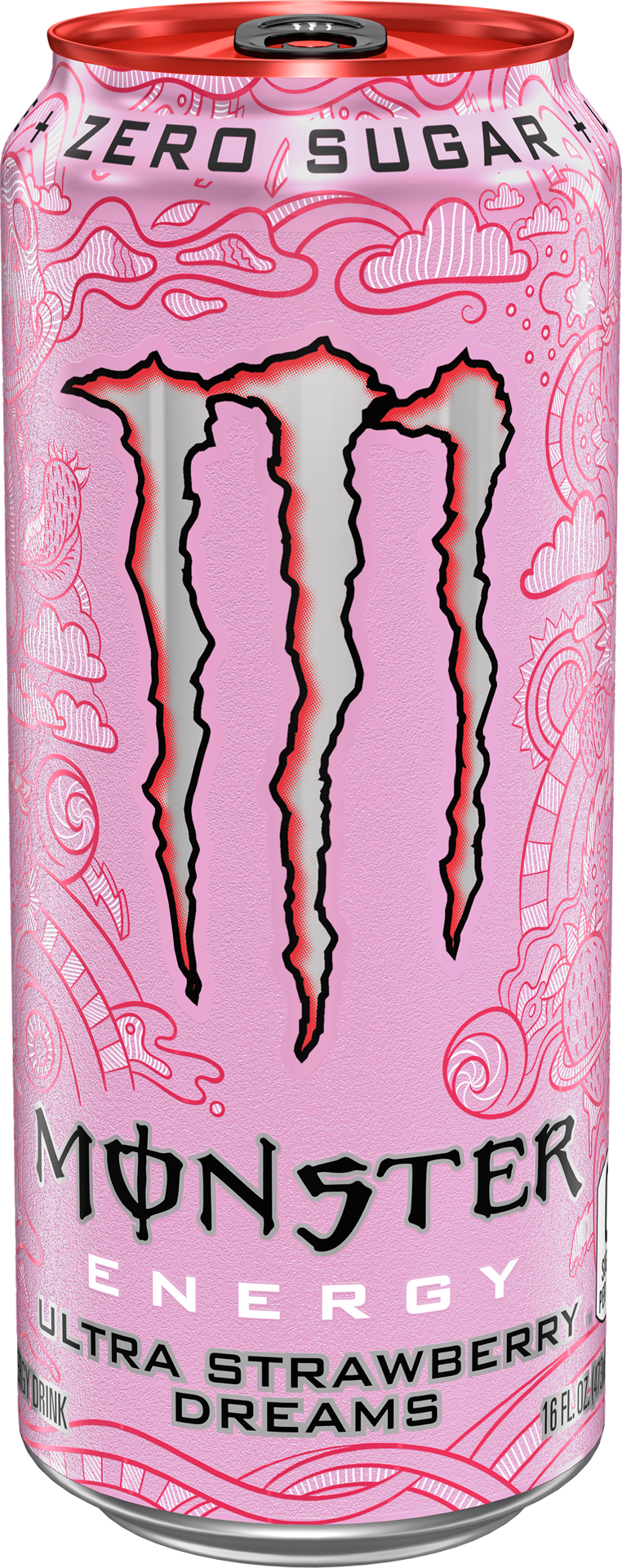 slide 1 of 2, Monster Ultra Strawberry Dreams, 24 ct; 16 oz