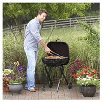 slide 3 of 9, Walk-A-Bout Portable Grill, 1 ct