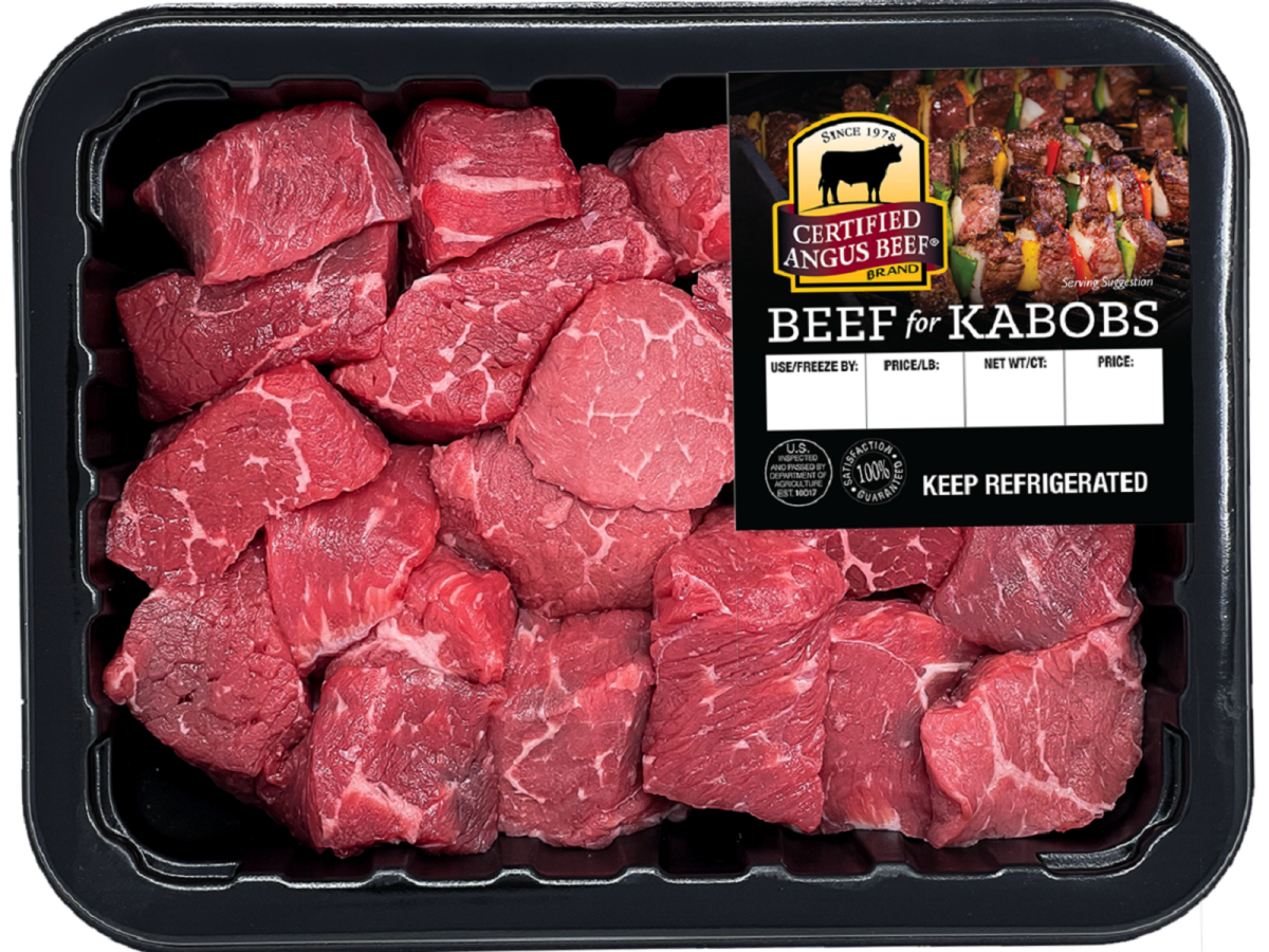 slide 1 of 1, CAB Beef for Kabobs, 1LB., per lb