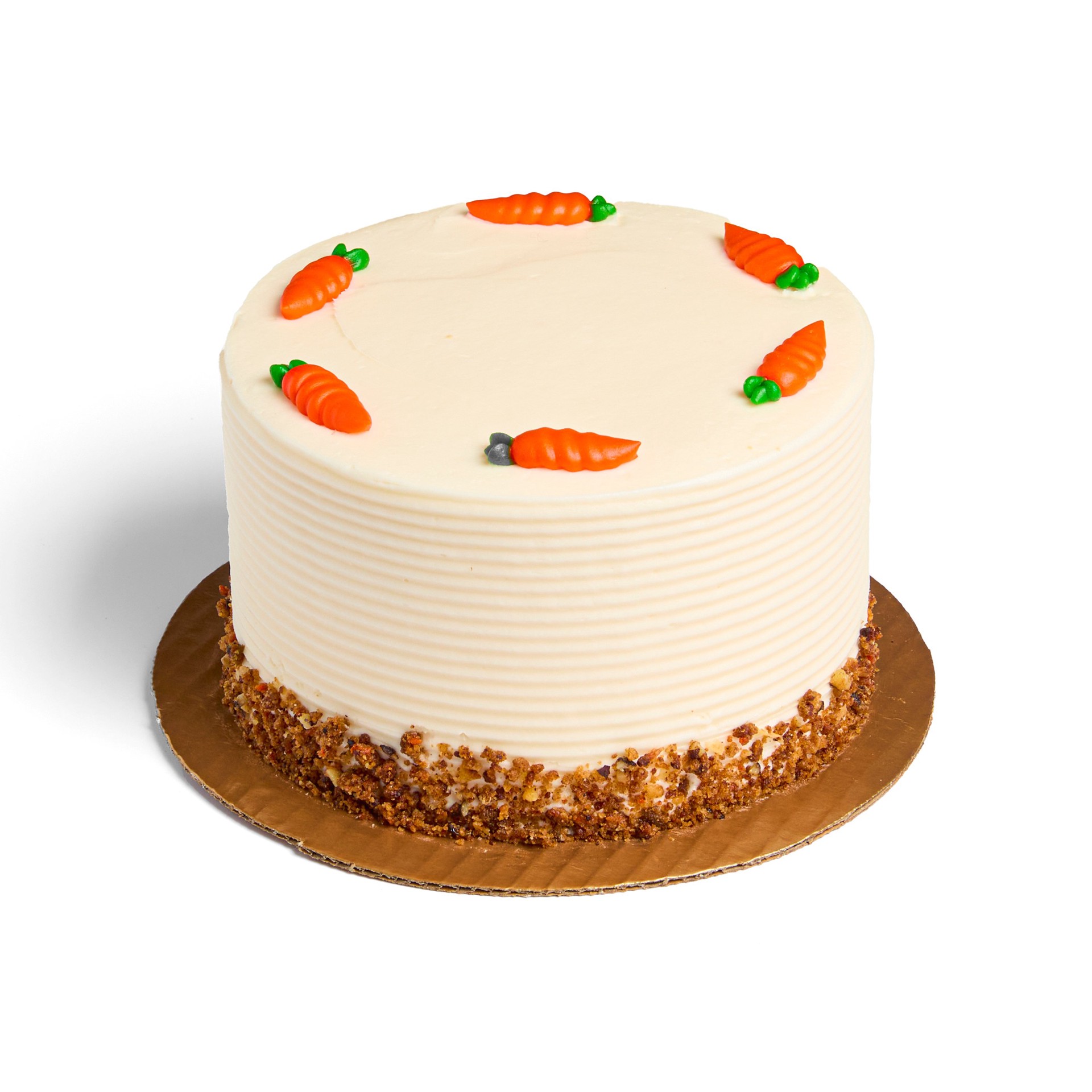 slide 1 of 1, H-E-B Bakery Sensational 2-Layer Carrot Cake, 6 in