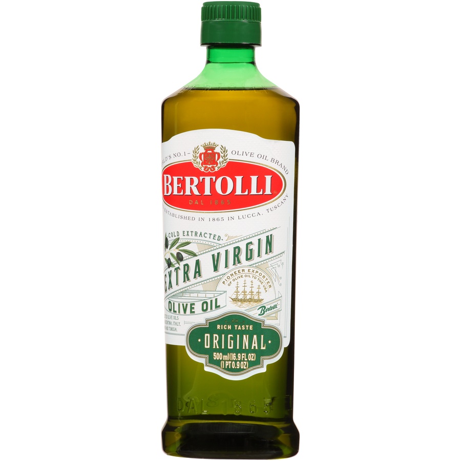slide 3 of 8, Bertolli Extra Virgin Olive Oil Rich Taste, 17 oz