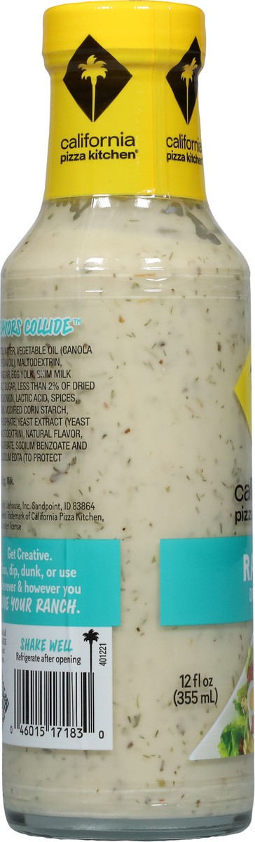 slide 9 of 13, California Pizza Kitchen Herb Ranch Dressing 12 fl oz, 12 fl oz