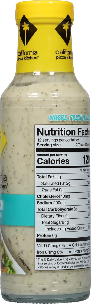 slide 13 of 13, California Pizza Kitchen Herb Ranch Dressing 12 fl oz, 12 fl oz