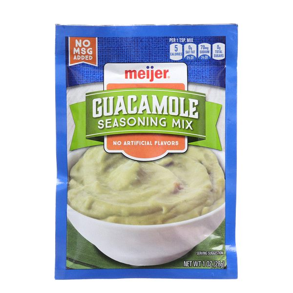 slide 1 of 2, Meijer Guacamole Seasoning Mix, 1 oz